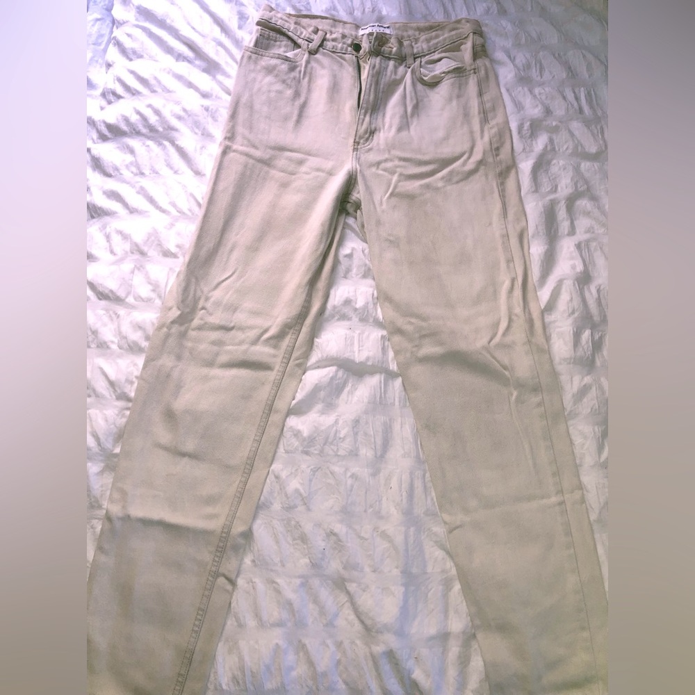 Real American apparel jeans, light color denim women’s size 31 straight mom jean